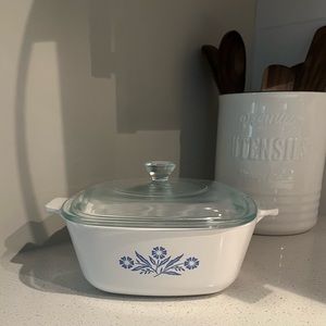 Vintage CorningWare Blue Cornflower Dish